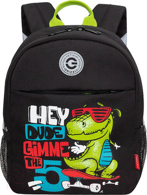 Детский рюкзак Grizzly RK-477-3 (черный)