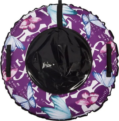 Тюбинг-ватрушка Snowstorm BZ-100 Butterfly V3 / W113186 (100см, розовый/черный)