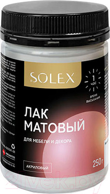 Лак Solex Для мебели матовый (250г)