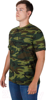 Футболка Sardoba Tekstil х/б 160гр (p.L, КМФ лес)