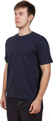 Футболка Sardoba Tekstil х/б 160гр (p. 7ХL, темно-синяя)