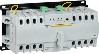 Устройство автоматического ввода резерва IEK АВР-2 Lite 63А Karat / MAT20-063