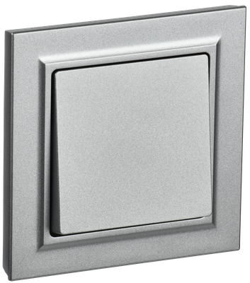 Выключатель IEK Brite BR-V10-0-10-K47-F (алюминий)