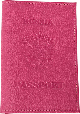 Обложка на паспорт Poshete 604-118M-FKS (фуксия)