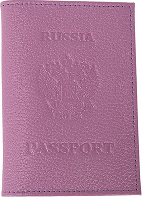 Обложка на паспорт Poshete 604-118M-LLC (сиреневый)