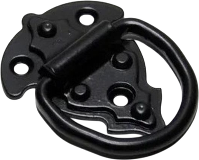 Ручка дверная Starfix Кольцо SMP-55375-1 (черный матовый)