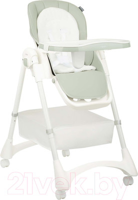 Стульчик для кормления INDIGO Twist (зеленый/серый)