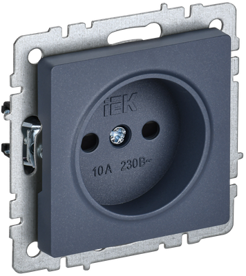 Розетка IEK Brite BR-R13-10-K35 (маренго)