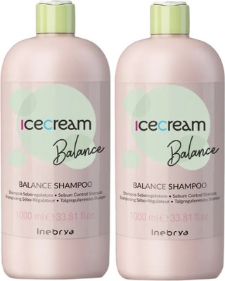 Шампунь для волос Inebrya Balance себорегулирующий для жирной кожи головы (2x1л)