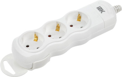 Колодка удлинителя IEK WYP10-D-KP-16-03-ZS-K01