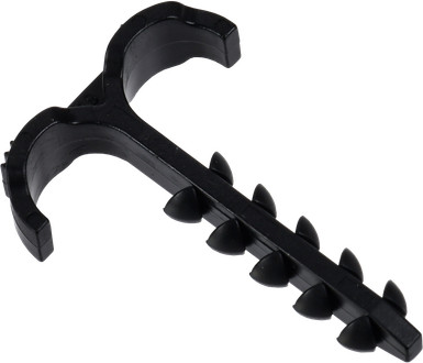 Дюбель-хомут IEK UDH11-04-12-100-K02 (100шт, черный)