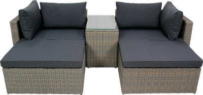 Комплект садовой мебели Garden Story Драмен / GS009 (серо-коричневый/серый)