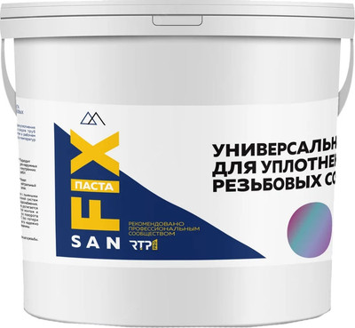 Фиксатор резьбы SANFIX Паста уплотнительная универсальная 41675 (450мл, графит)