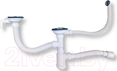 Сифон Sanplast Grand + гофра СНР391-11-01