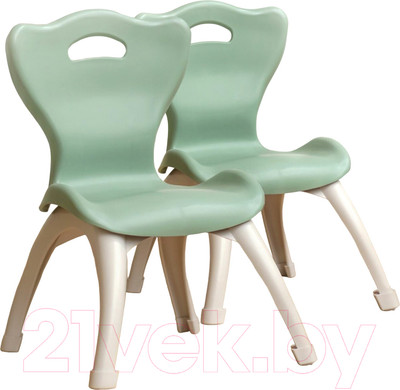 Набор стульев детских Kidwick Emily / KW679529 (зеленый/серый)