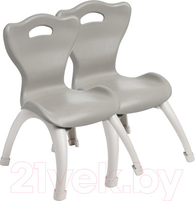 Набор стульев детских Kidwick Emily / KW679629 (темно-серый/серый)