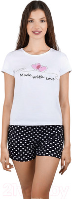 Пижама Verally 382-1 (р.170,176-84-90, сердца)