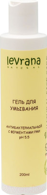 Гель для умывания Levrana Антибактериальный с ферментами ржи (200мл)