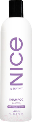 Оттеночный шампунь для волос NICE by Septivit Серебристый (300мл)