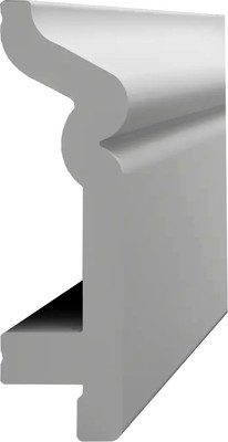 Плинтус Decostar PS SK-37 (80x23x2000, белый)