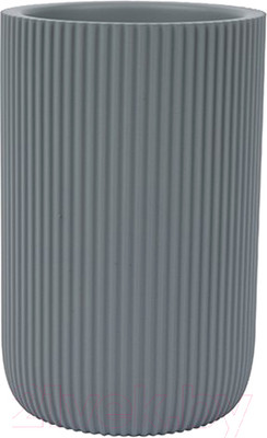 Стакан для зубной щетки и пасты Bisk Samos 135833 (серый)