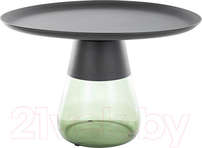 Журнальный столик Signal Tiffany B 70x43 (черный/зеленый)