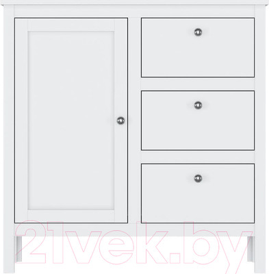 Тумба Black Red White Ewa KOM1D3S/95 (белый)