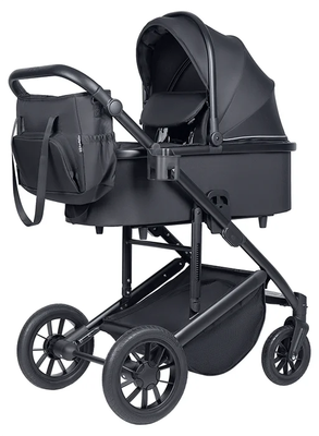 Детская универсальная коляска Farfello Sola Trio Comfort 3 в 1 / SOLA-6 (черный оникс)