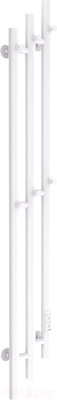 Полотенцесушитель электрический Маргроид Ferrum Inaro 3 Cascade СНШ 150x6 (белый матовый, таймер справа)
