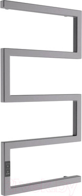 Полотенцесушитель электрический Маргроид Ferrum Snake СНШ Профильный 80x50 (графит, таймер слева)