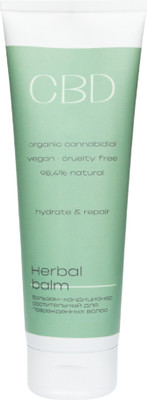 Бальзам для волос Levrana CBD Растительный для поврежденных волос (250мл)