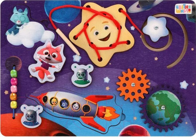 Бизиборд Mapacha Цветняшки в космосе / 962176