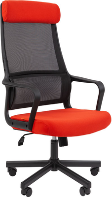 Кресло офисное Chairman 590 (черный/красный)