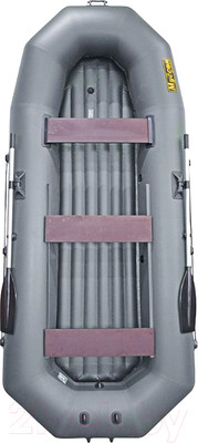 Надувная лодка Муссон Н 350 НД (серый)
