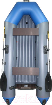 Надувная лодка Муссон 2800 НД (серый/синий)