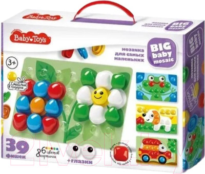 Развивающая игра Baby Toys Мозаика Цветочек / 03583