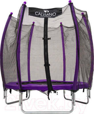 Батут Calviano D-140 (внешняя сетка, фиолетовый)