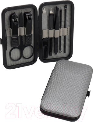 Набор для маникюра Queen Fair 7511415 (черный/серый)