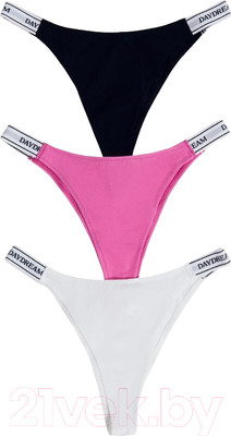 Комплект женских трусов Mark Formelle 412577-3 (р.90, ярко-розовый)