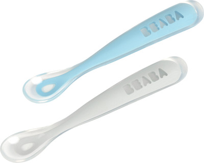 Набор столовых ложек для кормления Beaba Lot 2 Cuil Sil 1 Age Bt Blue 913468