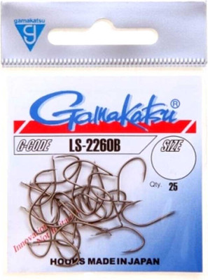Набор крючков рыболовных Gamakatsu LS-2260B Hooks Bronze / 146684-012 (25шт)