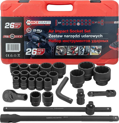 Универсальный набор инструментов ForceKraft FK-68262-9MPB