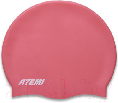 Шапочка для плавания Atemi light silicone cap Bright / FLSC1R (красный)