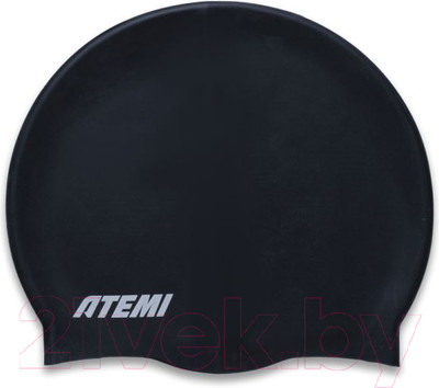 Шапочка для плавания Atemi light silicone cap Deep / FLSC1BK (черный)