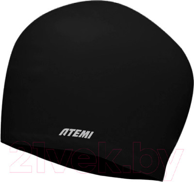 Шапочка для плавания Atemi long hair cap Deep / TLH1BK (черный)