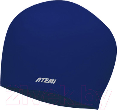 Шапочка для плавания Atemi long hair cap Strong / TLH1BE (синий)