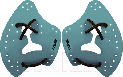 Лопатки для плавания Atemi Thunder bolt / TTB1GRM (M, бирюзовый)