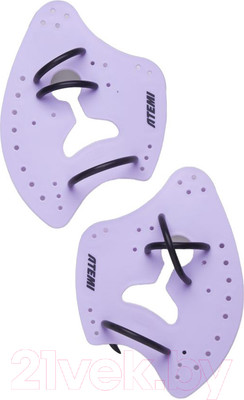 Лопатки для плавания Atemi Thunder bolt / TTB1LPS (S, сиреневый)