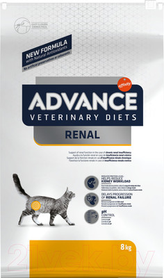 Сухой корм для кошек Advance VetDiet Renal (8кг)