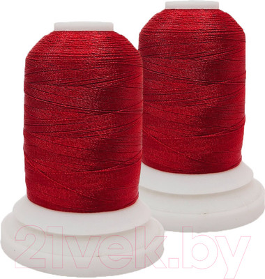 Набор вышивальных ниток Sentex 120D/2 B311-2 (красный, 2шт)